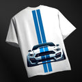 Men's Mustang Car Printed Oversized Tshirt