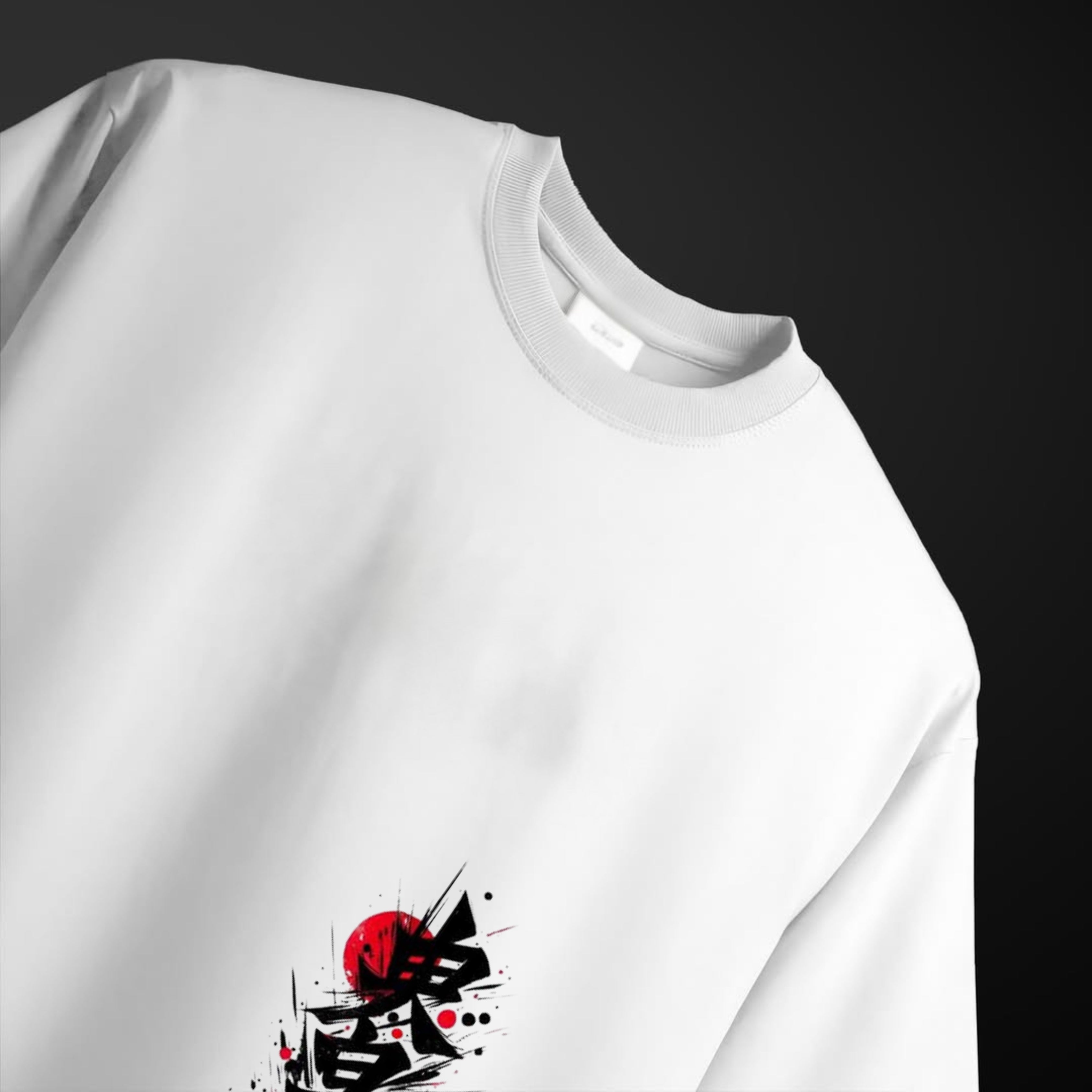 Men's Japanese Printed Streetwear Oversized Tshirt