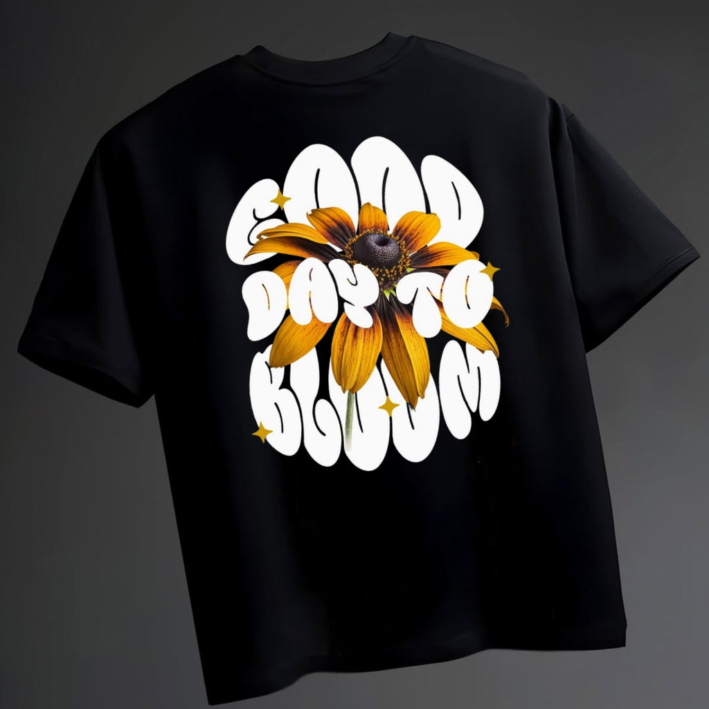 Men's Good to Bloom  printed Oversized Tshirt