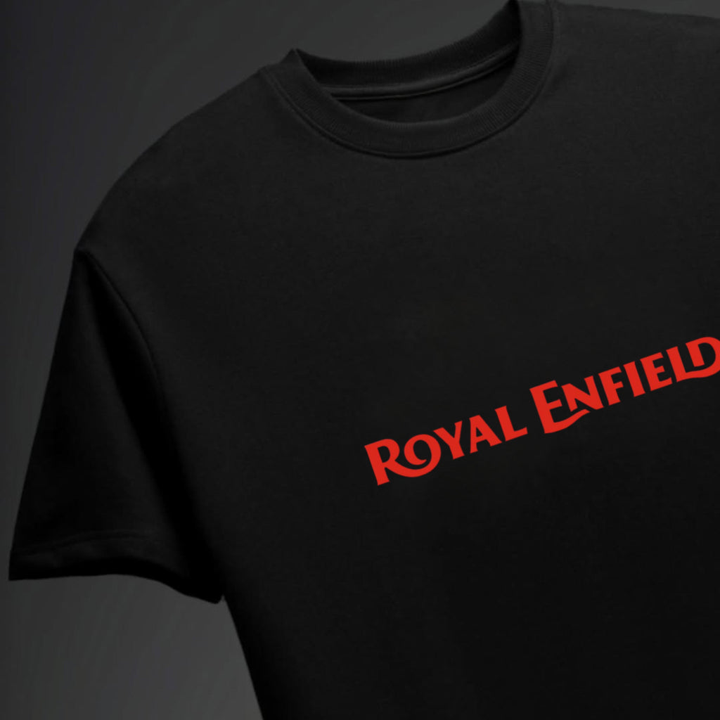 Men's Royal Enfield  printed Oversized Tshirt