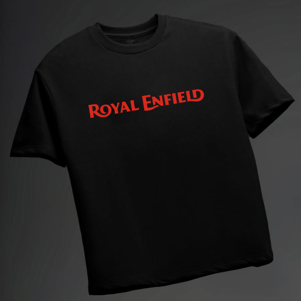 Men's Royal Enfield  printed Oversized Tshirt
