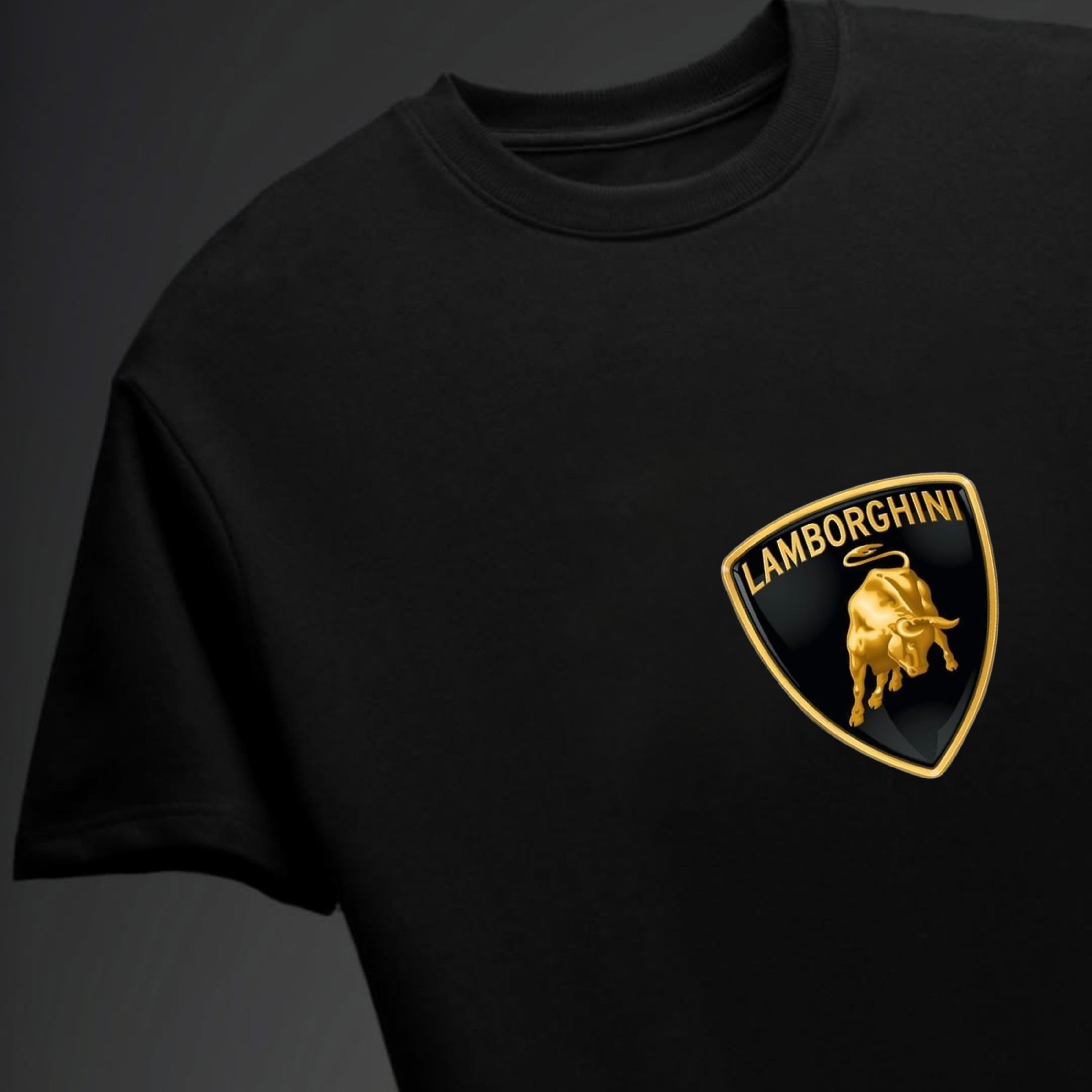 Men's Lamborghini  printed Oversized Tshirt