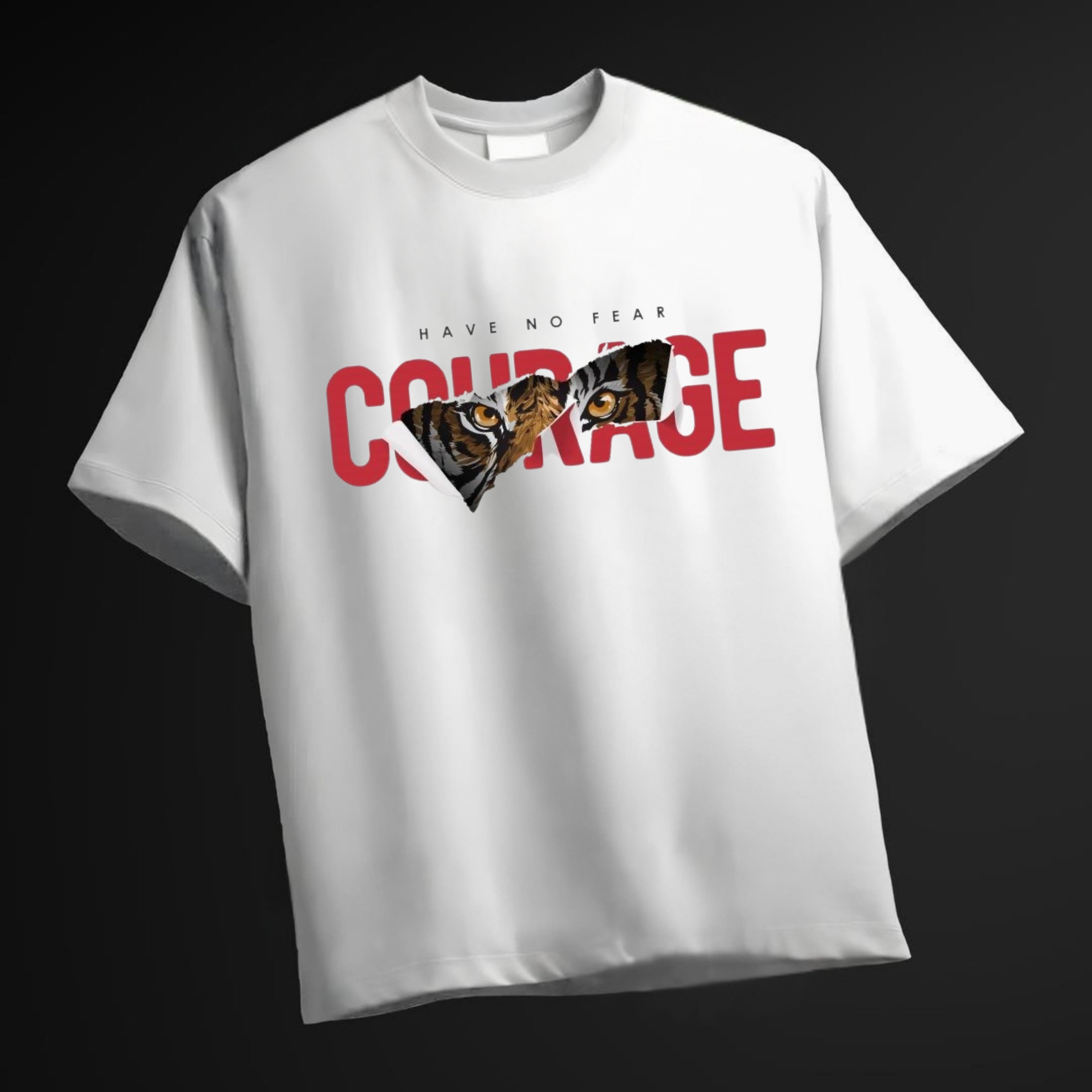 Men's  Tiger designed printed Oversized Tshirt