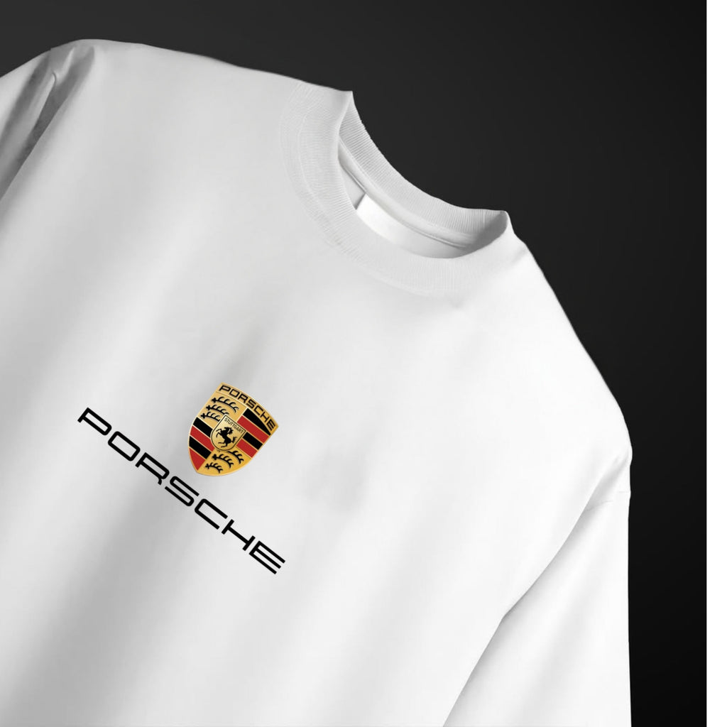 Men's porsche 911  car printed Oversized Tshirt