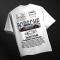 Men's porsche 911  car printed Oversized Tshirt